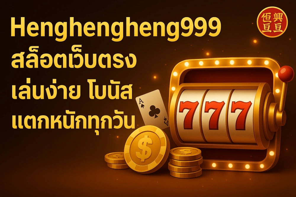 Hengheng999 สล็อตเว็บตรง เล่นง่าย โบนัสแตกหนักทุกวัน